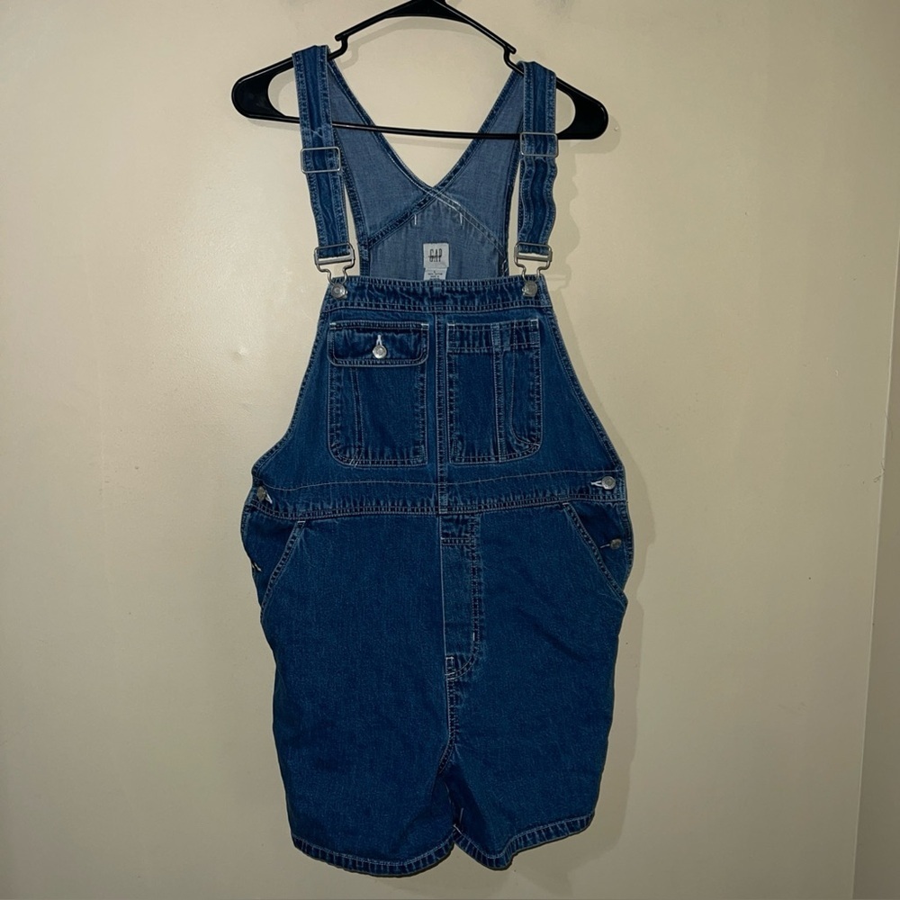 GAP Blue Denim Short Overalls